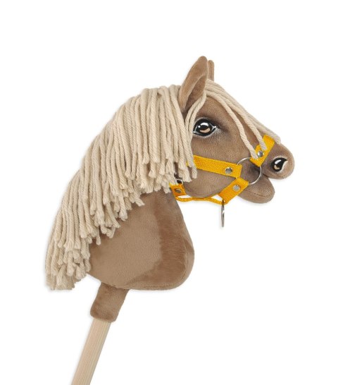 Kantar dla konia Hobby Horse A4 zapinany mały - żółty Kantar dla konia Hobby Horse A4 zapinany mały - żółty