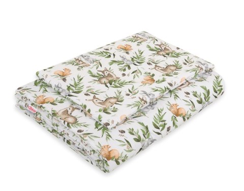 Komplet pościeli dla dzieci z wypełnieniem 135x100 cm - woodland green Komplet pościeli dla dzieci z wypełnieniem 135x100 cm - woodland green