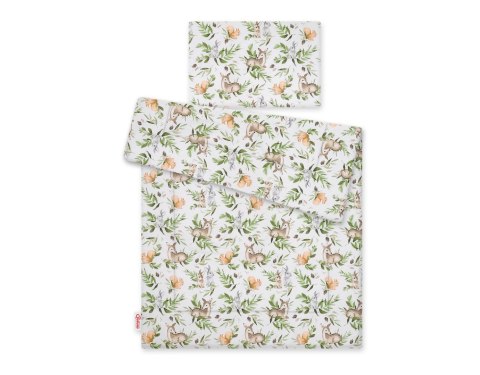 Komplet pościeli dla dzieci z wypełnieniem 135x100 cm - woodland green Komplet pościeli dla dzieci z wypełnieniem 135x100 cm - woodland green