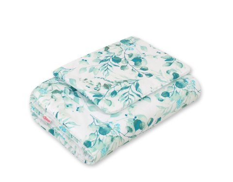 Komplet pościeli dla niemowląt z wypełnieniem 2-cz 75x100cm NEWBORN - eucaliptus mint Komplet pościeli dla niemowląt z wypełnieniem 2-cz 75x100cm NEWBORN - eucaliptus mint