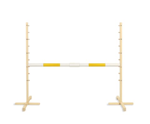 Przeszkoda skokowa do Hobby Horse 160cm, h-120 cm, belka żółta Przeszkoda skokowa do Hobby Horse 160cm, h-120 cm, belka żółta