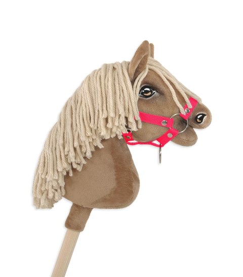 Kantar dla konia Hobby Horse A4 zapinany mały - neon pink Kantar dla konia Hobby Horse A4 zapinany mały - neon pink