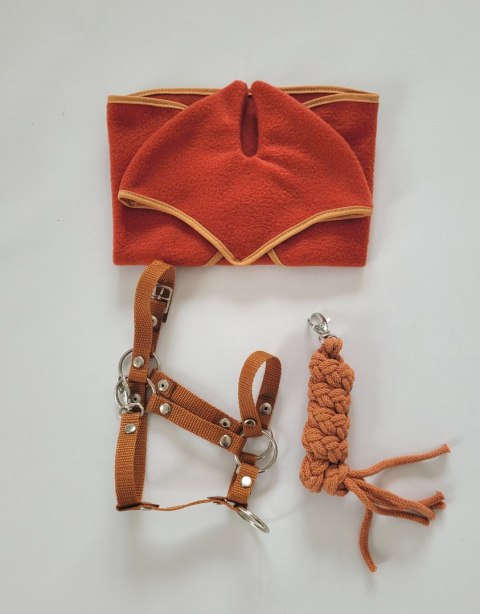 Kantar regulowany dla konia Hobby Horse A3 - rudy Kantar regulowany dla konia Hobby Horse A3 - rudy