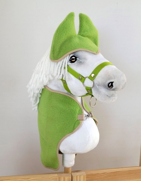 Zestaw dla Hobby Horse A3: derka + nauszniki - jasny zielony Zestaw dla Hobby Horse A3: derka + nauszniki - jasny zielony