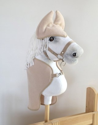 Zestaw dla Hobby Horse A4: derka + nauszniki - beżowy