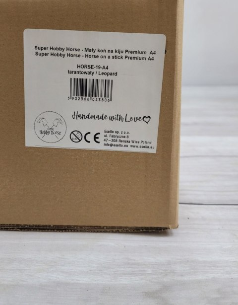 Hobby Horse Mały koń na kiju Premium - tarantowaty A4