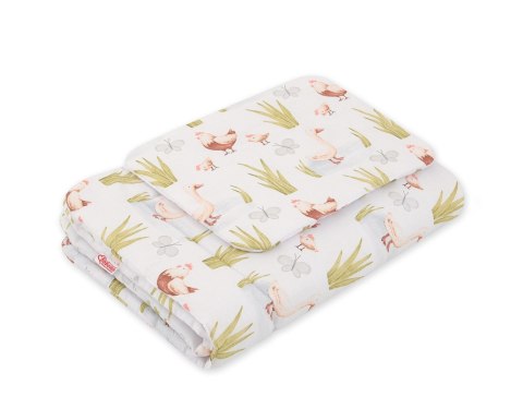 Komplet pościeli dla niemowląt z wypełnieniem 2-cz 75x100cm NEWBORN - In the country Komplet pościeli dla niemowląt z wypełnieniem 2-cz 75x100cm NEWBORN - In the country
