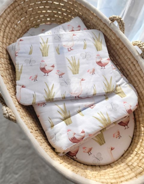 Komplet pościeli dla niemowląt z wypełnieniem 2-cz 75x100cm NEWBORN - In the country Komplet pościeli dla niemowląt z wypełnieniem 2-cz 75x100cm NEWBORN - In the country