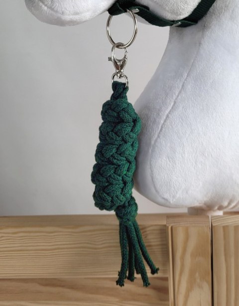 Uwiąz dla Hobby Horse ze sznurka - butelkowa zieleń Uwiąz dla Hobby Horse ze sznurka - butelkowa zieleń