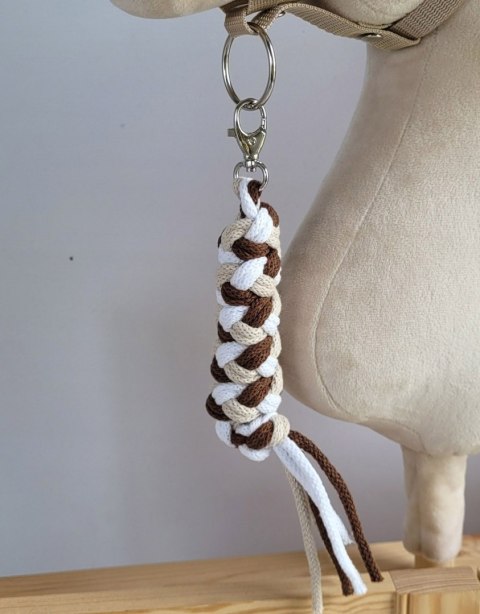 Uwiąz dla Hobby Horse ze sznurka - jasny beż/ brąz/ biały Uwiąz dla Hobby Horse ze sznurka - jasny beż/ brąz/ biały