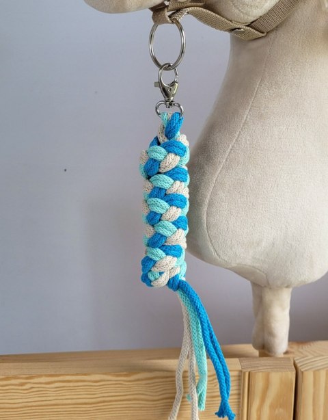 Uwiąz dla Hobby Horse ze sznurka - mięta/ turkus/ jasny beż Uwiąz dla Hobby Horse ze sznurka - mięta/ turkus/ jasny beż