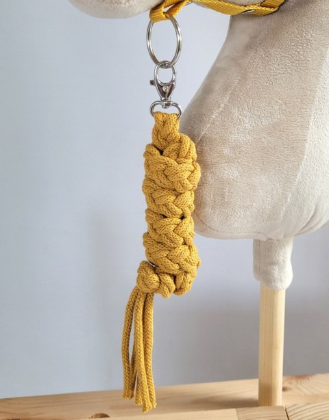 Uwiąz dla Hobby Horse ze sznurka - musztardowy Uwiąz dla Hobby Horse ze sznurka - musztardowy