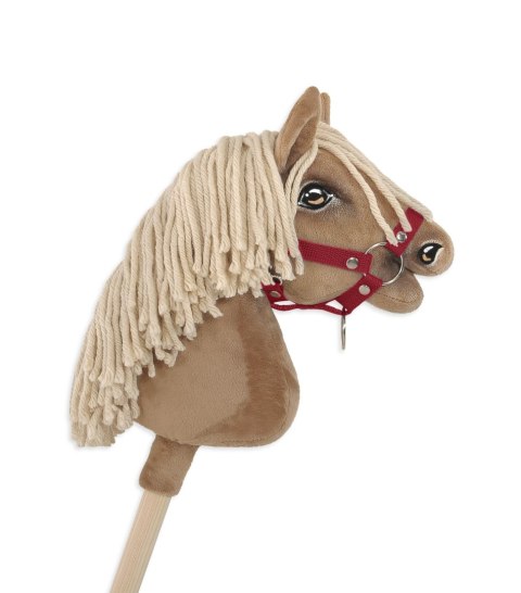 Kantar dla konia Hobby Horse A4 zapinany mały - bordowy Kantar dla konia Hobby Horse A4 zapinany mały - bordowy