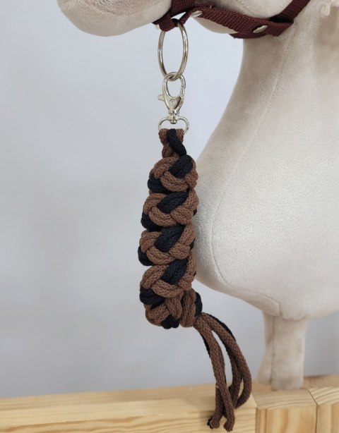 Uwiąz dla Hobby Horse ze sznurka - czarno- brązowy Uwiąz dla Hobby Horse ze sznurka - czarno- brązowy