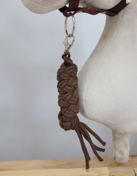 Zestaw do Hobby Horse: kantar A3 + uwiąz ze sznurka - brązowy Zestaw do Hobby Horse: kantar A3 + uwiąz ze sznurka - brązowy