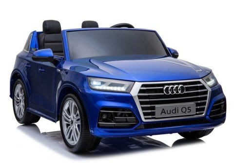 Pojazd na Akumulator Nowe Audi Q5 2-osobowe Niebieskie Lakierowane Pojazd na Akumulator Nowe Audi Q5 2-osobowe Niebieskie Lakierowane