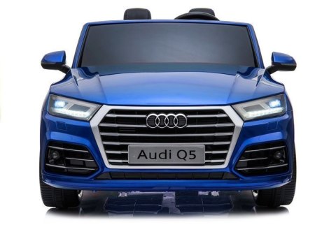 Pojazd na Akumulator Nowe Audi Q5 2-osobowe Niebieskie Lakierowane Pojazd na Akumulator Nowe Audi Q5 2-osobowe Niebieskie Lakierowane