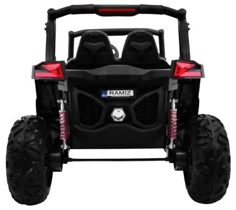 Buggy SuperStar dla dzieci Czarny + MP4 + Napęd 4x4 + Pilot + Bagażnik + LED + Blokada drzwi Buggy SuperStar dla dzieci Czarny + MP4 + Napęd 4x4 + Pilot + Bagażnik + LED + Blokada drzwi