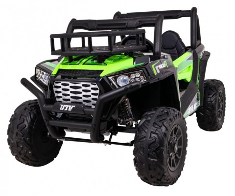 Buggy UTV Terenówka dla dzieci Zielony + Pilot + Bagażnik + Wolny Start + EVA + MP3 LED Buggy UTV Terenówka dla dzieci Zielony + Pilot + Bagażnik + Wolny Start + EVA + MP3 LED