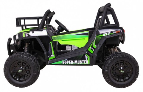Buggy UTV Terenówka dla dzieci Zielony + Pilot + Bagażnik + Wolny Start + EVA + MP3 LED Buggy UTV Terenówka dla dzieci Zielony + Pilot + Bagażnik + Wolny Start + EVA + MP3 LED