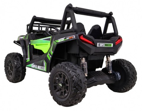 Buggy UTV Terenówka dla dzieci Zielony + Pilot + Bagażnik + Wolny Start + EVA + MP3 LED Buggy UTV Terenówka dla dzieci Zielony + Pilot + Bagażnik + Wolny Start + EVA + MP3 LED