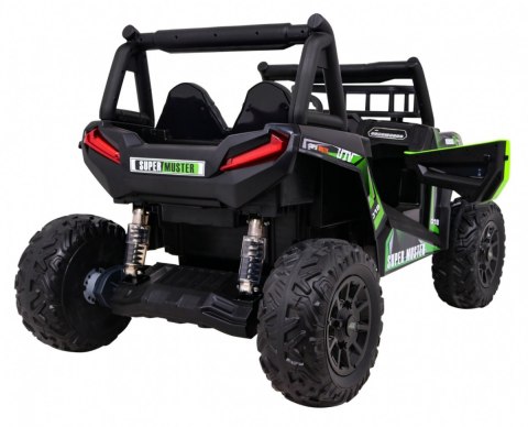 Buggy UTV Terenówka dla dzieci Zielony + Pilot + Bagażnik + Wolny Start + EVA + MP3 LED Buggy UTV Terenówka dla dzieci Zielony + Pilot + Bagażnik + Wolny Start + EVA + MP3 LED