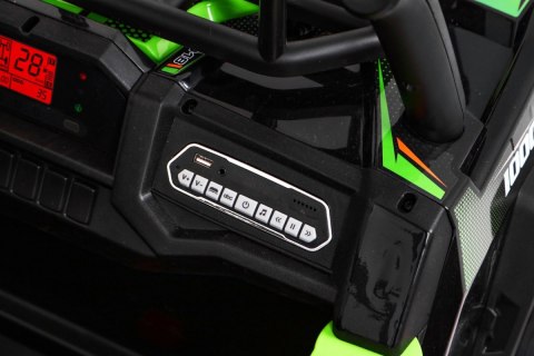 Buggy UTV Terenówka dla dzieci Zielony + Pilot + Bagażnik + Wolny Start + EVA + MP3 LED Buggy UTV Terenówka dla dzieci Zielony + Pilot + Bagażnik + Wolny Start + EVA + MP3 LED