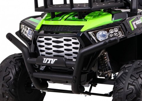Buggy UTV Terenówka dla dzieci Zielony + Pilot + Bagażnik + Wolny Start + EVA + MP3 LED Buggy UTV Terenówka dla dzieci Zielony + Pilot + Bagażnik + Wolny Start + EVA + MP3 LED