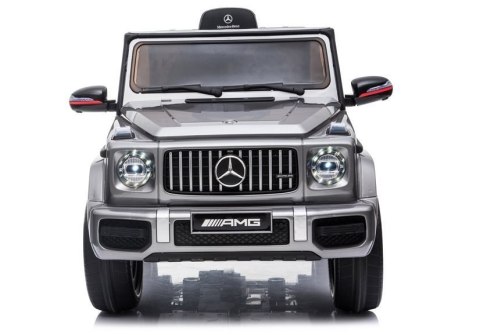 Auto na Akumulator Mercedes G63 AMG Srebrny Lakierowany BBH-002 Auto na Akumulator Mercedes G63 AMG Srebrny Lakierowany BBH-002