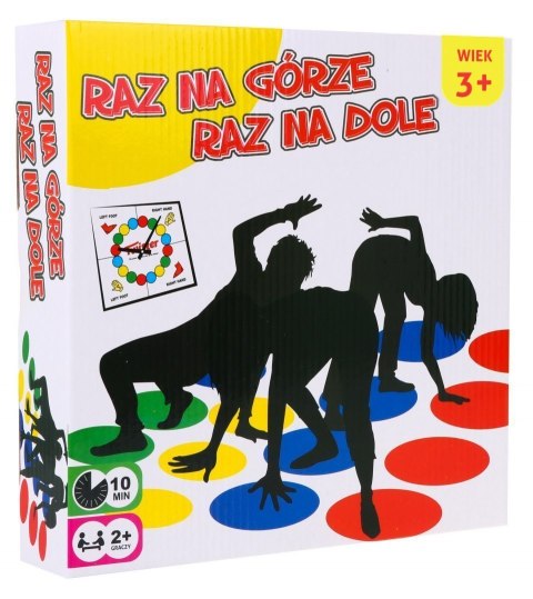 Duża mata do Gry zręcznościowej dla dzieci 3+ "Raz na Górze Raz na Dole" Utrzymanie równowagi Duża mata do Gry zręcznościowej dla dzieci 3+ "Raz na Górze Raz na Dole" Utrzymanie równowagi