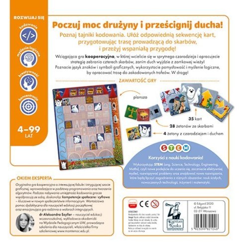 Gra edukacyjna "Zakodowany zamek" dla dzieci 4-10 lat + Nauka podstaw programowania + Gra planszowa na współpracę Gra edukacyjna "Zakodowany zamek" dla dzieci 4-10 lat + Nauka podstaw programowania + Gra planszowa na współpracę