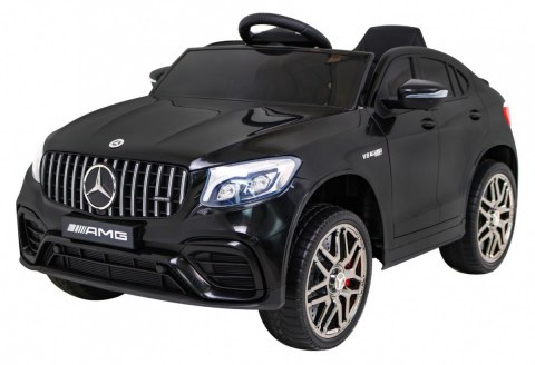 Mercedes Benz GLC63S dla dzieci Czarny + Pilot + Napęd 4x4 + MP3 LED + EVA + Wolny Start Mercedes Benz GLC63S dla dzieci Czarny + Pilot + Napęd 4x4 + MP3 LED + EVA + Wolny Start