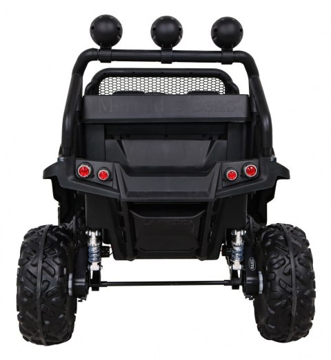 Mercedes Benz Unimog dla dzieci Czarny + Napęd 4x4 + Pilot + Bagażnik + Wolny Start + MP3 LED Mercedes Benz Unimog dla dzieci Czarny + Napęd 4x4 + Pilot + Bagażnik + Wolny Start + MP3 LED
