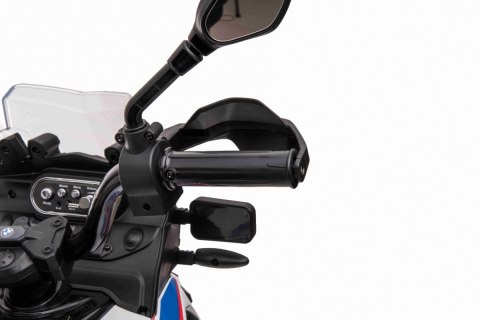Motor BMW F850 GS na akumulator dla dzieci Biały + Kółka pomocnicze + Audio LED + Wolny Start + EVA Motor BMW F850 GS na akumulator dla dzieci Biały + Kółka pomocnicze + Audio LED + Wolny Start + EVA