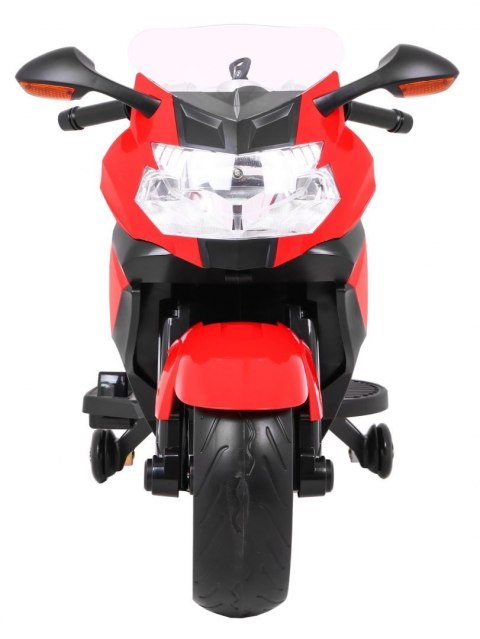 Motor na akumulator BMW K1300S dla dzieci Czerwony + Kółka pomocnicze + Dźwięki Światła + Wolny Start Motor na akumulator BMW K1300S dla dzieci Czerwony + Kółka pomocnicze + Dźwięki Światła + Wolny Start