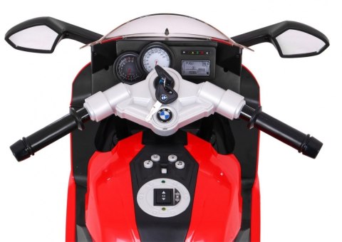 Motor na akumulator BMW K1300S dla dzieci Czerwony + Kółka pomocnicze + Dźwięki Światła + Wolny Start Motor na akumulator BMW K1300S dla dzieci Czerwony + Kółka pomocnicze + Dźwięki Światła + Wolny Start