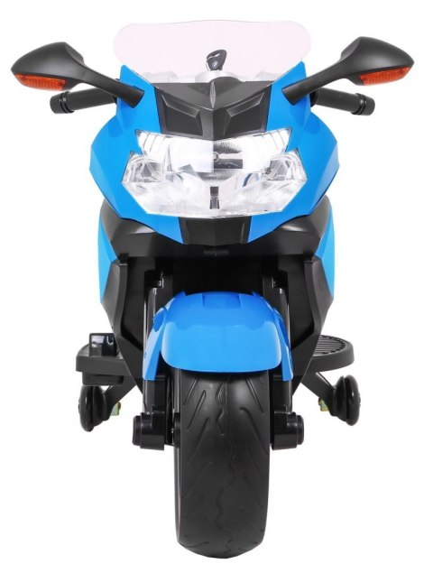 Motor na akumulator BMW K1300S dla dzieci Niebieski + Kółka pomocnicze + Dźwięki Światła + Wolny Start Motor na akumulator BMW K1300S dla dzieci Niebieski + Kółka pomocnicze + Dźwięki Światła + Wolny Start