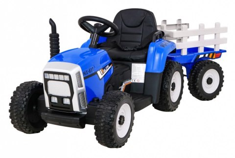 Pojazd Traktor z Przyczepą BLOW Niebieski Pojazd Traktor z Przyczepą BLOW Niebieski