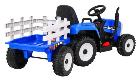 Pojazd Traktor z Przyczepą BLOW Niebieski Pojazd Traktor z Przyczepą BLOW Niebieski