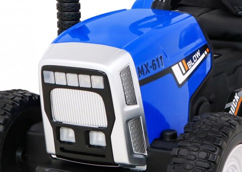 Pojazd Traktor z Przyczepą BLOW Niebieski Pojazd Traktor z Przyczepą BLOW Niebieski