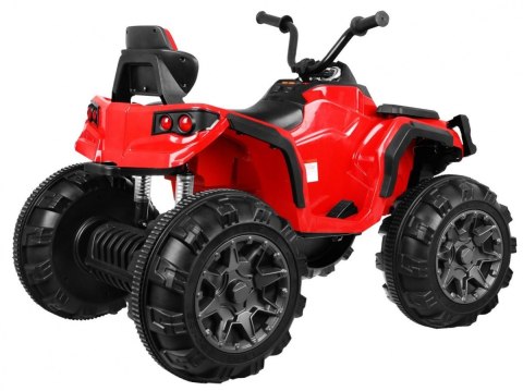 Quad ATV 2.4GHz na akumulator dla dzieci Czerwony + Pilot + Koła EVA + Radio MP3 + Wolny Start Quad ATV 2.4GHz na akumulator dla dzieci Czerwony + Pilot + Koła EVA + Radio MP3 + Wolny Start