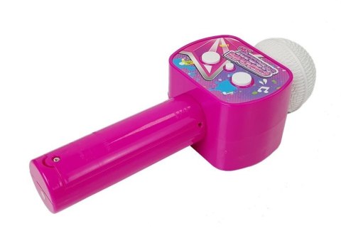 Mikrofon Dziecięcy Bezprzewodowy Karaoke Głośnik Bluetooth Różowy Mikrofon Dziecięcy Bezprzewodowy Karaoke Głośnik Bluetooth Różowy