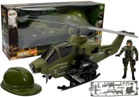 Zestaw Wojskowy Helikopter Hełm Żołnierz Zestaw Wojskowy Helikopter Hełm Żołnierz