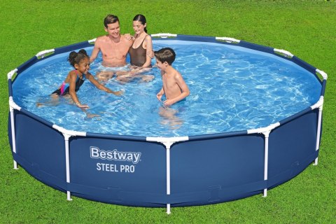 Basen ogrodowy stelażowy 366 x 76 cm zestaw Bestway 56681