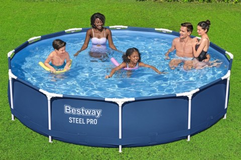 Basen ogrodowy stelażowy 366 x 76 cm zestaw Bestway 56681