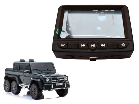 Panel LCD MP4 do Auta na akumulator Mercedes G63 SX1888 Panel LCD MP4 do Auta na akumulator Mercedes G63 SX1888