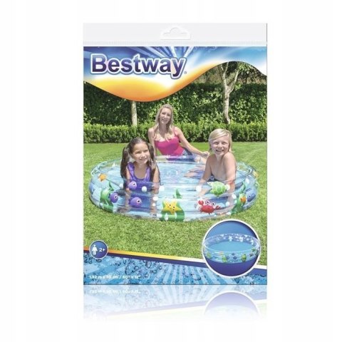 Basen Dmuchany Świat Morski Dla Dzieci 152 x 30 cm Bestway 51004 Basen Dmuchany Świat Morski Dla Dzieci 152 x 30 cm Bestway 51004