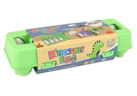 Jaja Dinozaura Edukacyjny Sorter 12 Jaj Układanka Kształty Jaja Dinozaura Edukacyjny Sorter 12 Jaj Układanka Kształty