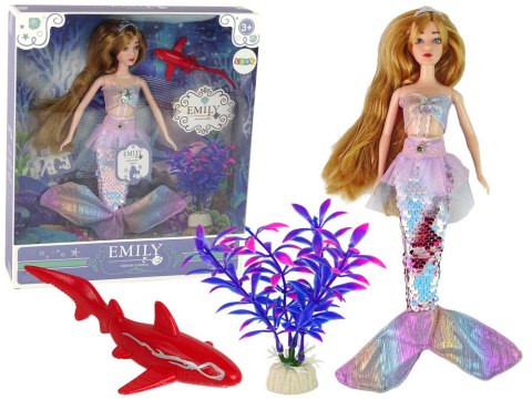 Lalka Dla Dzieci Emily Syrenka Różowa Akcesoria Lalka Dla Dzieci Emily Syrenka Różowa Akcesoria