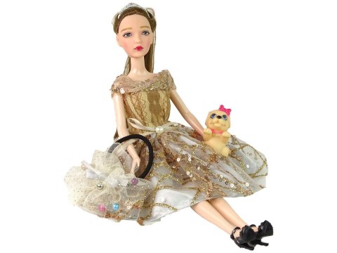 Lalka Dla Dzieci Emily z Pieskiem Długie Włosy Lalka Dla Dzieci Emily z Pieskiem Długie Włosy
